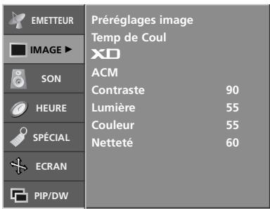 LG-GOLDSTAR 37LP1R - Réglage manuel de l'image - 1