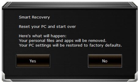 GIGABYTE AORUS 15P WB - AORUS smart recovery - 1