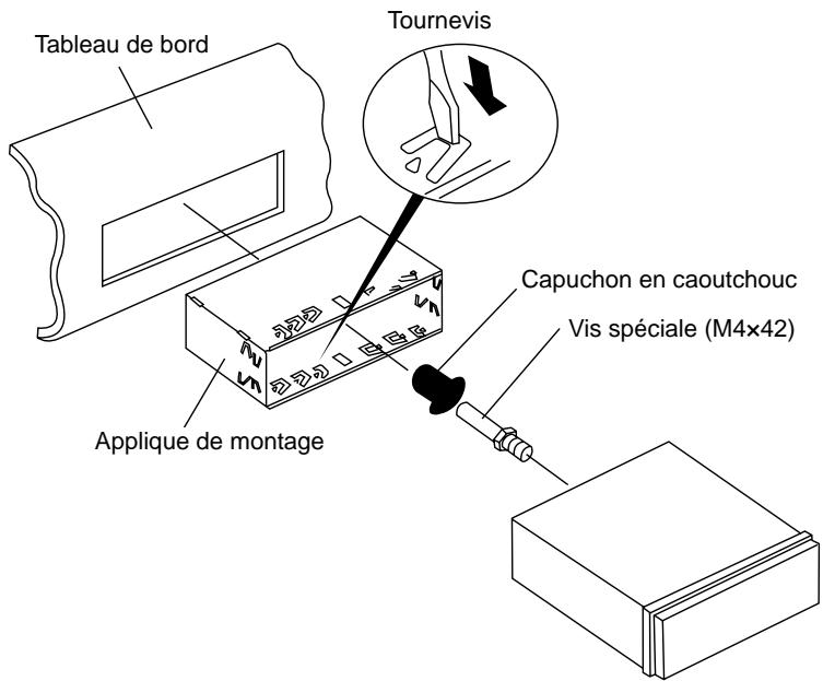 CLARION FZ501E - Installation de l'appareil méthode a - 1