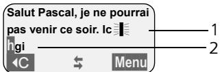 SIEMENS C345 - Traitement de texte (avec la saisie assistée du texte) - 1