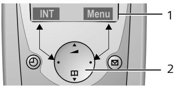 SIEMENS C345 - Touch de navigation sur le combiné - 1