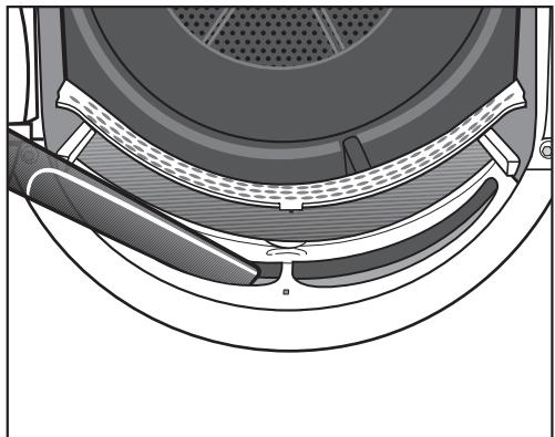 MIELE TWF760WP - Nettoyage complet des filtres à peluches et de la zone d'aération - 3