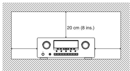 MARANTZ SR4400 - Precautions a prendre LORS de l'installation - 1