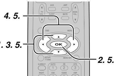 MARANTZ SR4400 - Configuration INPUT (entrées numériques attribuables) - 1