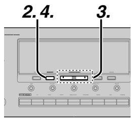 MARANTZ SR4400 - Mémoire de préréselection manuelle - 1