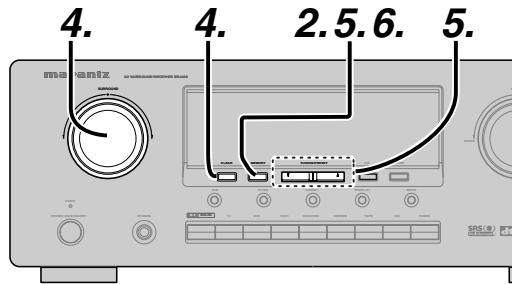 MARANTZ SR4400 - SAISIE Du nom des stations preselectionnes - 1