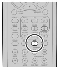 MARANTZ SR4400 - Selection d'entree AUDIO analogique ou numérique - 2