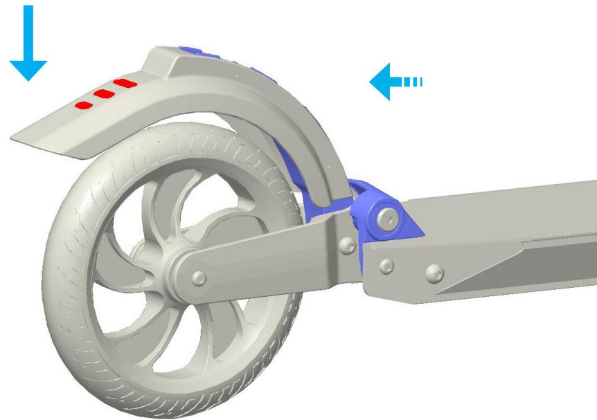 MICRO Merlin K - Fonctionnement de la pédale de frein - 1