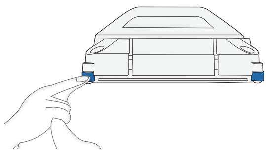ECOVACS ASPI-ROBOTWINBOT-X - Ventilateur, rouleaux latéraux, capteurs de détection de bord et raclettes - 1