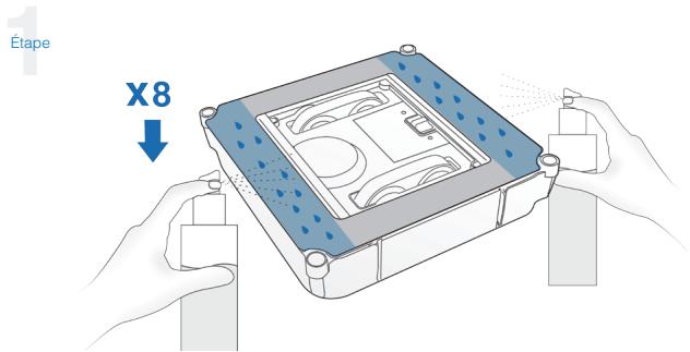ECOVACS ASPI-ROBOTWINBOT-X - Vaporiser la solution de nettoyage - 1