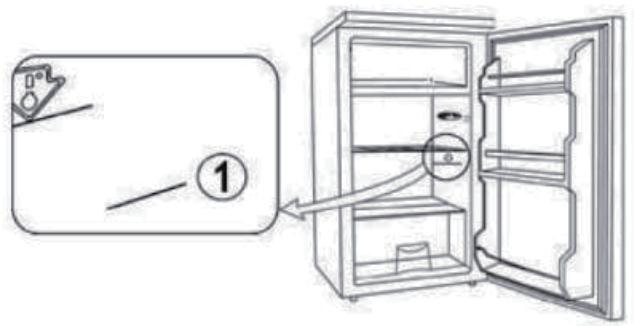 THOMSON THSBS100BLIX - INSTALLING THE TEMPERATURE INDICATOR - 1