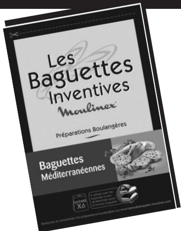 MOULINEX 0W610100 - Baguettes aux graines - 22