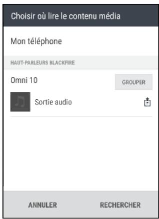 HTC ONE AS GOLD - Diffuser de la musique en streaming sur des haut-parleurs compatibles blackfire - 2