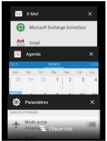 HTC ONE AS GOLD - Basculer entre les applications ouvertes récemment - 1