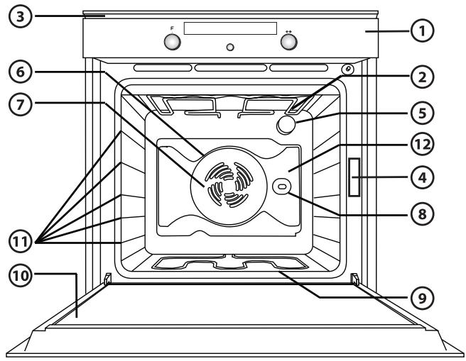 WHIRLPOOL AKZ590NB - Pour le branchement électrique, consultez la PARTIE relative à l'installation - 1