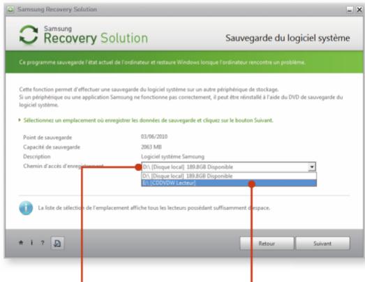 SAMSUNG fP-fC110-AOGFR - Sauvegarde du logiciel système - 2
