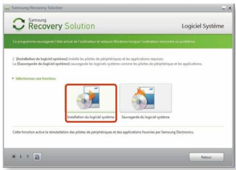 SAMSUNG fP-fC110-AOGFR - Installation du logiciel système - 1