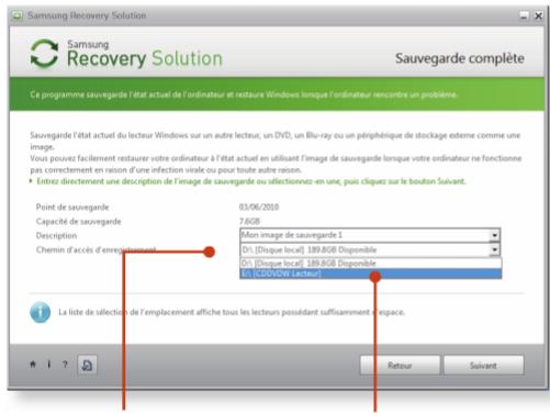 SAMSUNG fP-fC110-AOGFR - Sauvegarde complète - 3
