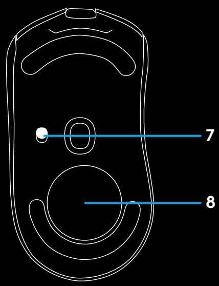 LOGITECH G703 LIGHTSPEED - Fonctions de la SOURIS - 2