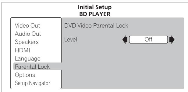 PIONEER BDP-51FD - Changez le niveau. - 1