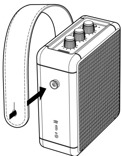 MARSHALL Stockwell II - Attacher la SANGLE de transport - 1