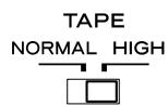 TEAC LP-R500A - Types de bande - 2