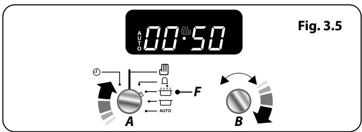 FALCON CDL100EISL/C-EU - Mise en marche et arrêt du four avec minuterie - 5