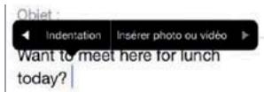 APPLE IPAD AIR RETINA WIFI 32 GO - Écrire des messages - 2