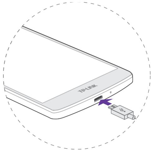 NEFFOS C5 4G GRiS - Chargez votre apparéil - 1