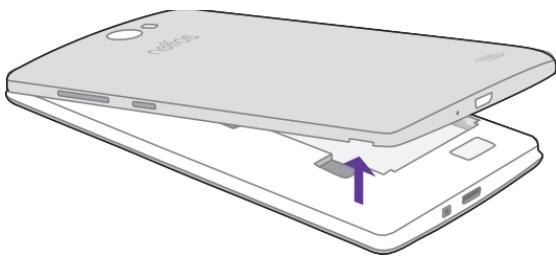 NEFFOS C5 4G GRiS - Retirez le cache-batterie - 1