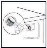 DARTY THOMSONLAVE LINGE FRONTALTW1480EU - Laver le filtre de la machine - 4