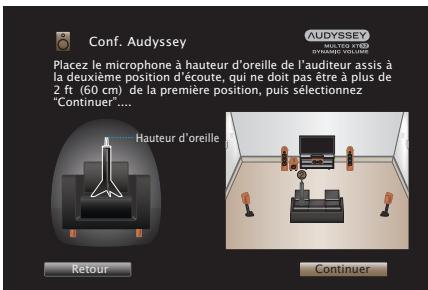 DARTY R8015 - Lorsque l'enceinte détectée est affichée, sélectionnez "suivant" puis appuyez sur ENTER. - 2
