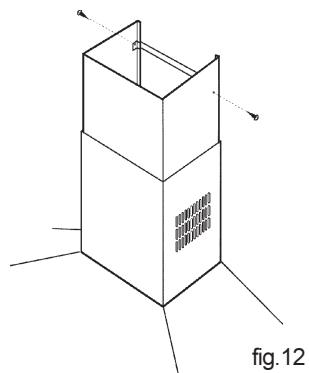 FAURE CHD 921 W BLANCHE - Pour installer la cheminée en version évacuation - 1