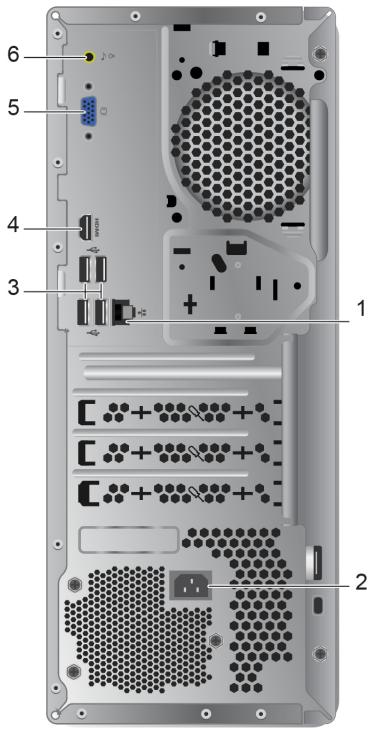 LENOVO B540-15ICB - Vue arrière - 1