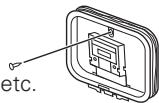 DENON DM-37 - Notice d'utilisation fixe au mur - 1