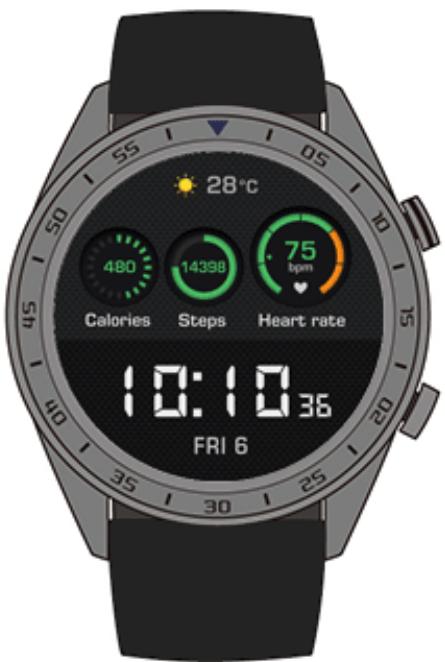 HUAWEI WATCH GT SADDLE BROWN - Forcer le redémarrage - 1