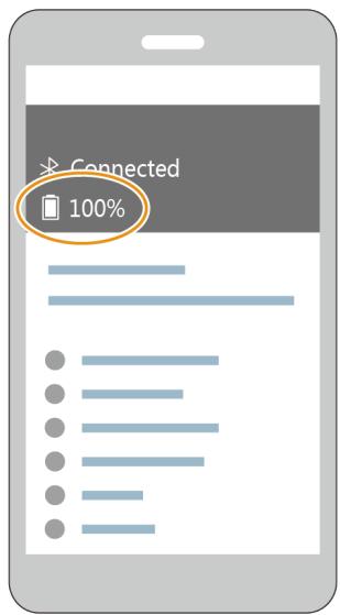 HUAWEI WATCH GT SADDLE BROWN - Afficher le niveau de la batterie - 2