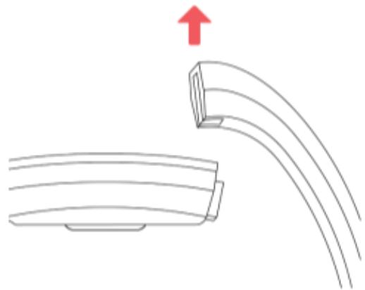 FITBIT CHARGE 2 PL S+BRACELET - Retrait du bracelet - 2