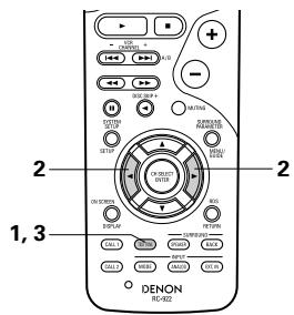DENON AVR 3803 GOLD - Avant la lecture utilisant la fonction d'ambiance - 4