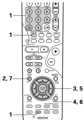 DENON AVR 3803 GOLD - Réglage du décali audio (audio delay) - 3
