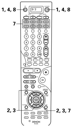 DENON AVR 3803 GOLD - Fonction d'apprentissage - 8