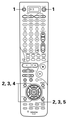 DENON AVR 3803 GOLD - Réinitialisation des touches d'emploi de système - 9