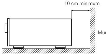 DENON AVR 3803 GOLD - Precautions d'installation - 2