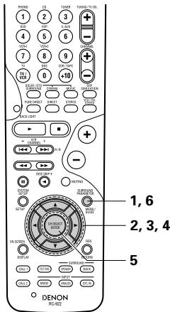 DENON AVR 3803 GOLD - Réglage de commande de tonalité - 4