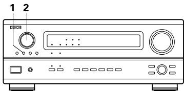 DENON AVR 3803 GOLD - Rappel des stations avec les touches préreglées - 2