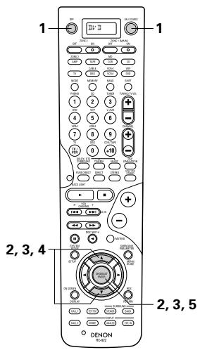 DENON AVR 3803 GOLD - Réinitialisation de la mémoire préréglée - 9