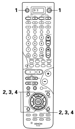 DENON AVR 3803 GOLD - Réinitialisation des boutons "appris - 9