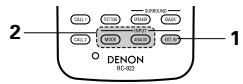DENON AVR 3803 GOLD - Annulation du mode d'entrée externe - 4