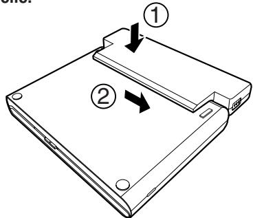 TOSHIBA SD-P1610 - Fixation de la batterie - 2