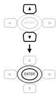 TOSHIBA SD-P1610 - Changez la sélection par △ / ▽, en vous reportant aux pages correspondantes 47, puis appuyez sur ENTER. - 1